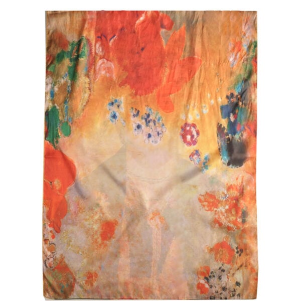 100% Silk Frida Kahlo scarf