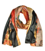 100% Silk Frida Kahlo scarf