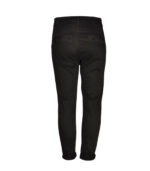 Square texture button denim style pants