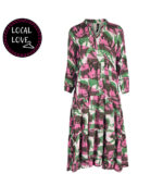 Nicci Cybelle pink panther tiered dress