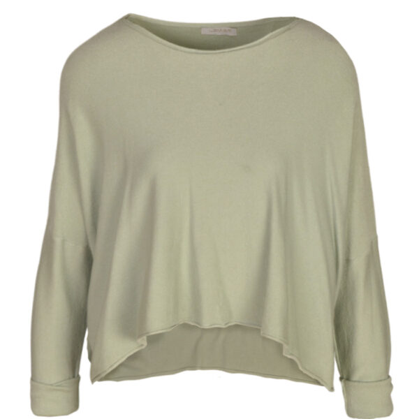 Boxy knit crop top