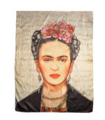 100% Silk Frida Kahlo scarf