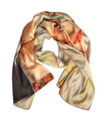 100% Silk Frida Kahlo scarf