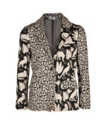 2-Textured animal blazer 