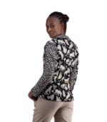 2-Textured animal blazer 