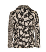 2-Textured animal blazer 