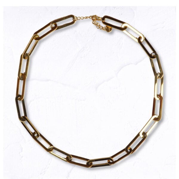 Oval links chain necklace