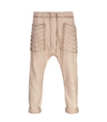 Ripped pocket harem track pants