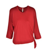 Long sleeve circle batwing top