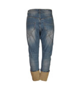 Torn patch jeans