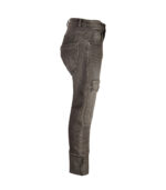 Washed patch jeans