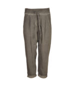 Overdyed pleated sweatpants