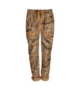 Tiger feather print pants