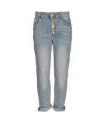 Diamante button jeans
