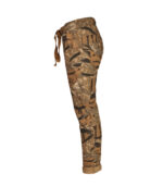 Tiger feather print pants