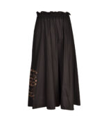 Word print maxi skirt