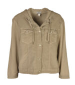 Star button corduroy jacket
