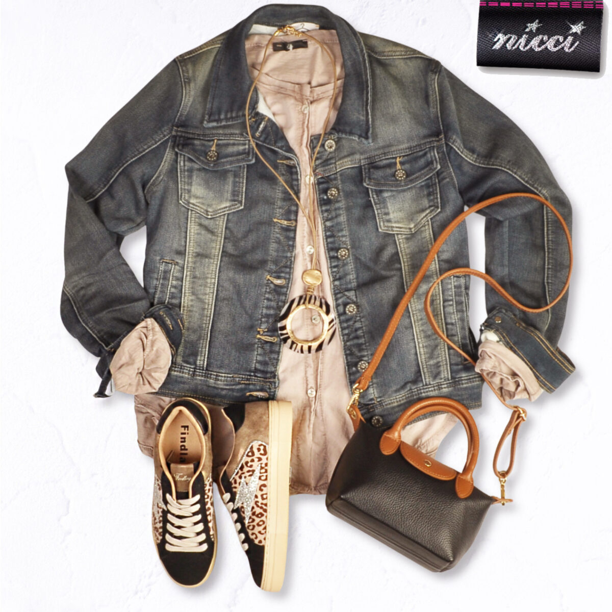 Washed denim jacket