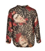 Frida Kahlo animal print shirt