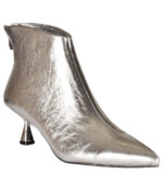 Metallic ankle boot