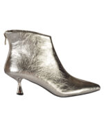 Metallic ankle boot