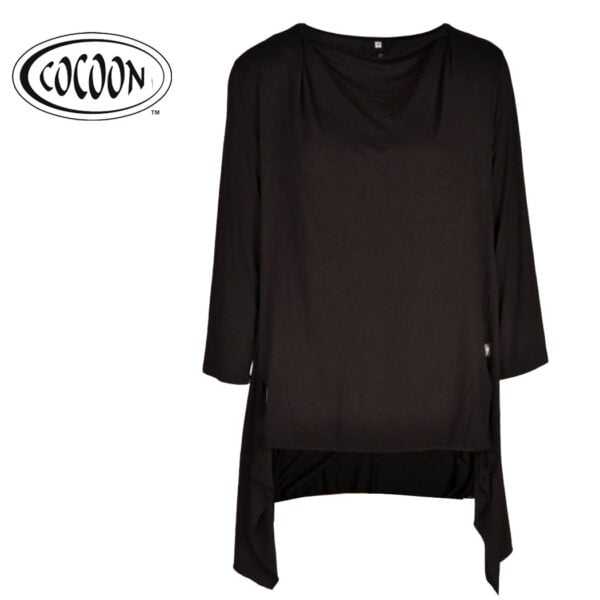 Cocoon Merlot Pinot cowl neck tunic