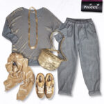 Oversized panel pants