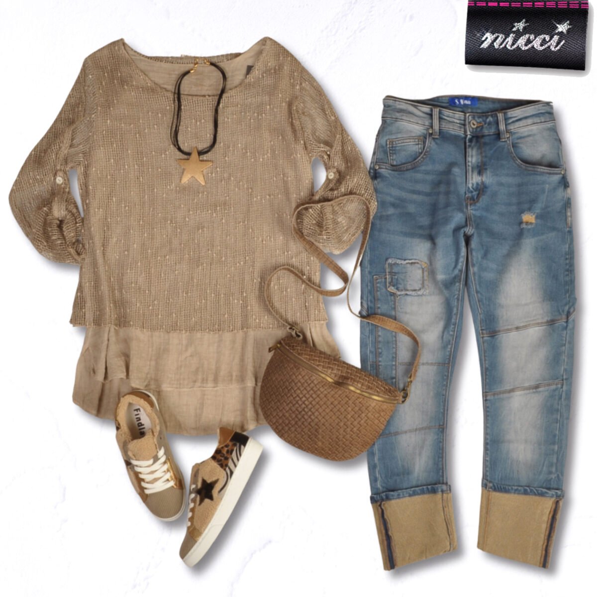 Torn patch jeans