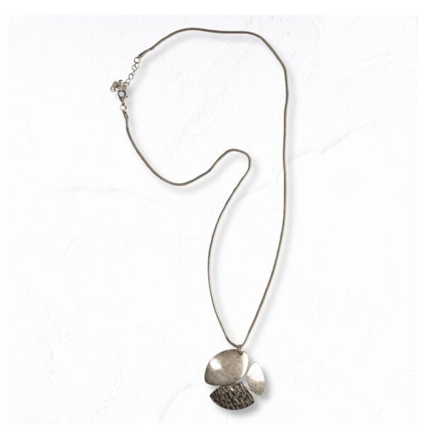 Multi geometric piece necklace