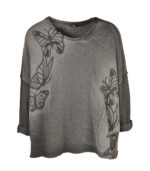 Stencil butterfly sweatshirt
