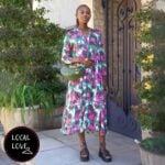 Nicci Cybelle pink panther tiered dress