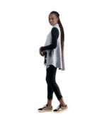 Hi-lo pullover knit