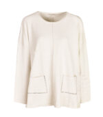 Diamante pocket top and pants set