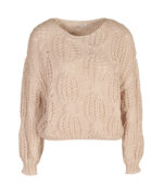 Chunky cable knit top