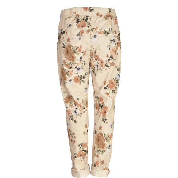 Rose print pants
