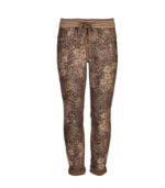 Animal print reversible elasticated pants