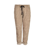 Chenille style relaxed knit drawstring pants