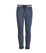 Stretch waistband lurex jogger