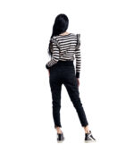 Zebra print tassel kimono