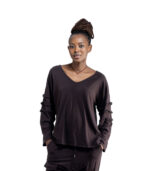 Frill detail long sleeve top