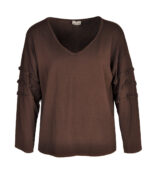 Frill detail long sleeve top