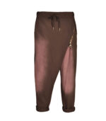 Zip detail wrap over pants