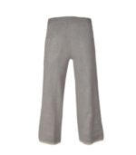 Embroidered scribble knit top and pants set