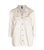 2-Textured denim shirt