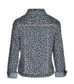 Reversible leopard print jacket