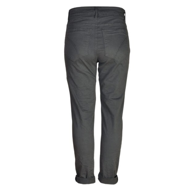 Star button detail pants
