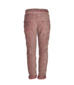 Overdyed suedette pants