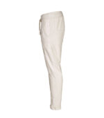 2-Textured long zip drawstring pants