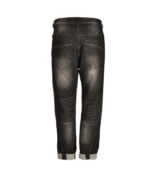 Flocked daisy torn jeans