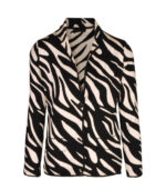 Zebra knit jacket